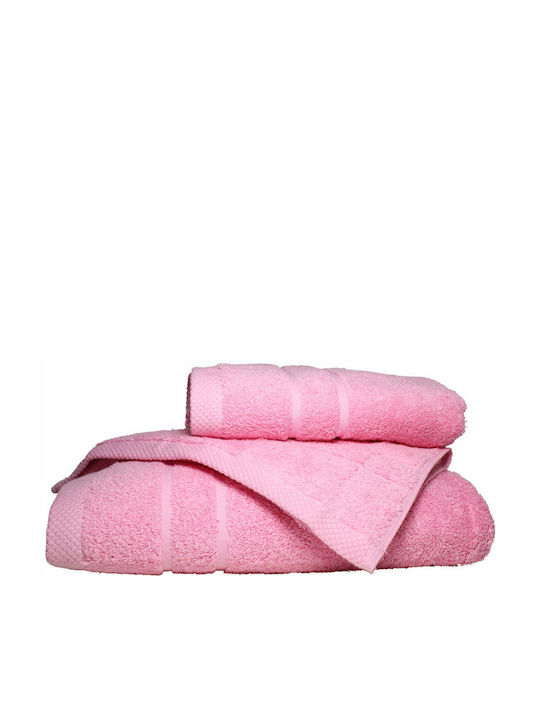 24home.gr Hand Towel Dora 40x60cm Pink Weight 6...