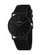 Jacques Lemans York Damen Uhr mit Schwarz Lederarmband