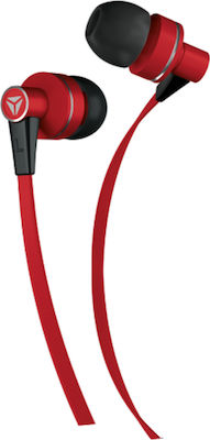 Yenkee YHP 105 In-ear Handsfree με Βύσμα 3.5mm Κόκκινο