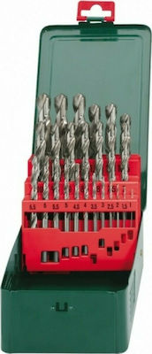 Metabo Set of 25 Drills with Cylindrical Shank for Metal