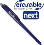 Next Στυλό Gel 0.7mm με Μπλε Mελάνι Erasable