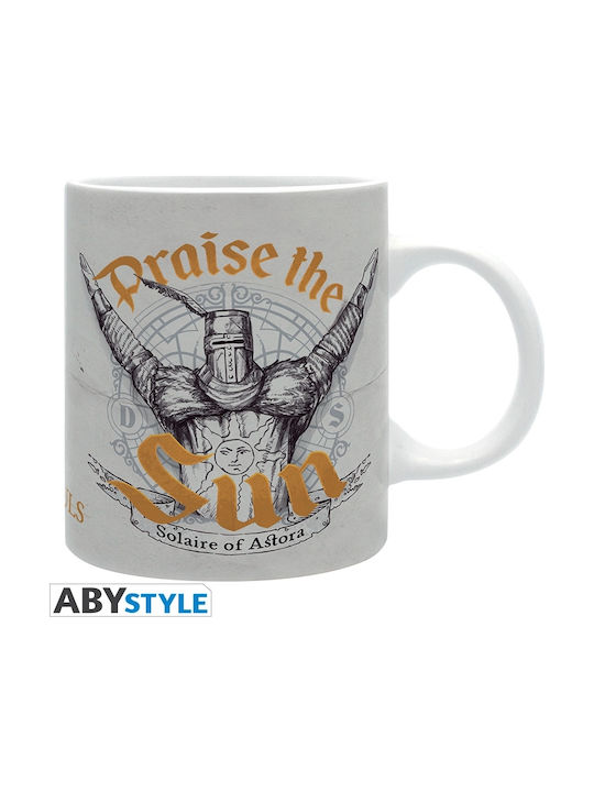 Abysse Dark Souls Praise the Sun Cană Ceramică Albă 320ml ABYMUG670 1buc