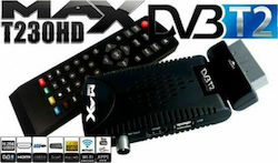 MAX 230 HD Ψηφιακός Δέκτης Mpeg-4 Full HD (1080p) με Λειτουργία PVR (Εγγραφή σε USB) Σύνδεσεις SCART / HDMI / USB