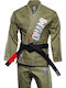 Okami Competition Training Team Gi 1 Bărbați Uniforme Jiu Jitsu brazilian Verde