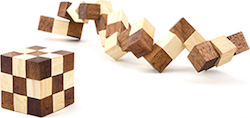 Wooden Construction Logic Puzzle Snake Cube Small