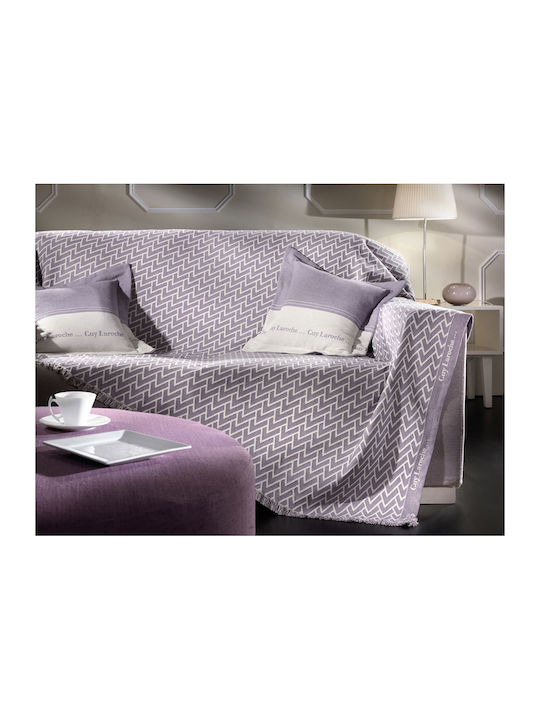 Guy Laroche Selena Armchair Throw 160x180cm Lilac