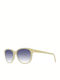 Just Cavalli Women's Sunglasses with Beige Plastic Frame and Blue Gradient Lens JC673S 41W