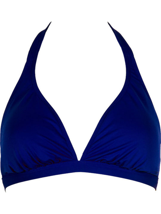 Blu4u Padded Triangle Bikini Top Navy Blue