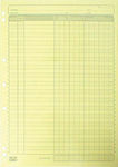 Uni Pap Καρτέλες Λογιστηρίου 4-στηλες Buchhaltung Ledger Papier 300 Blätter 3-89-02