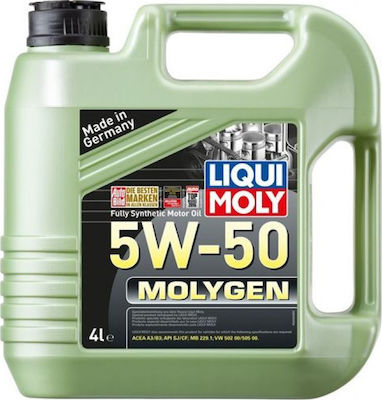 Liqui Moly Συνθετικό Λάδι Αυτοκινήτου Molygen 5W-50 4lt