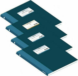 Χαρτοσύν Βιβλίο Μεσιτικών Εντολών Buchhaltung Ledger Buch 100 Blätter 576