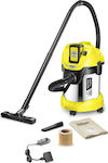 Karcher WD 3 Battery Premium Set Nass- und Trockensauger Flüssigkeiten / Feststoffe 300W mit Behälter 17Es