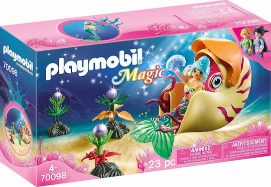 Playmobil Magic Mermaid with Snail Gondola for 4+ years old