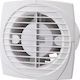 Elmark AF- Ø100VT De perete Ventilator 100mm Alb