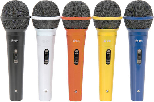 QTX Sound DM5X Seturi Δυναμικό Microfon XLR De mână pentru Vocale
