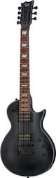 ESP LTD EC-257 Electric Guitar with HH Pickup Configuration Black Satin