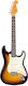 SX Guitars SST 57 3TS Elektrische Gitarre mit SSS Tonabnehmerkonfiguration Braun mit Tasche