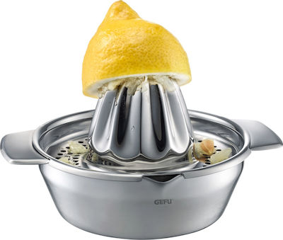 Gefu Classic Juicer Lemon with Container of Stainless Steel In Silver Colour