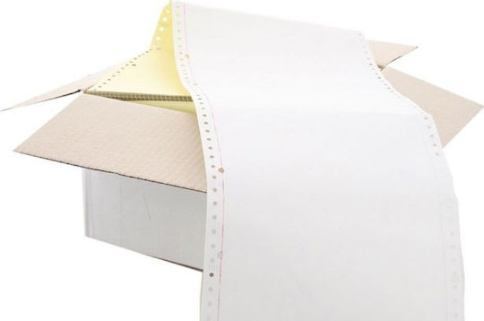 CHartosyn Continuous Paper 11x9.5cm Colored Continuous Paper 2-Part (2x1000 Sheets) M-507