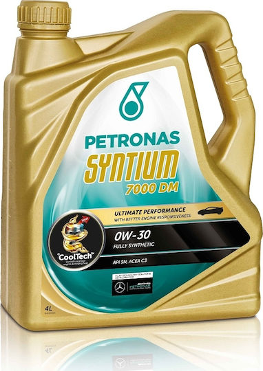 Petronas Syntium 7000 DM Синтетичен Масло за Автомобили 0W-30 4лт
