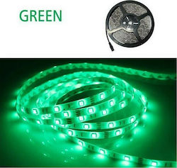 Eurolamp Bandă LED Alimentare 12V cu Lumină Verde Lungime 5m și 60 LED-uri pe Metru SMD5050