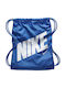 Nike Gym Sack Unisex Τσάντα Πλάτης Γυμναστηρίου Μπλε
