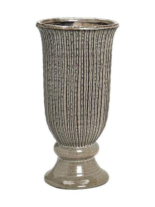 Espiel Decorative Vase Gray 19.5x19.5x38.5cm