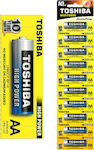 Toshiba High Power Αλκαλικές Μπαταρίες AA 1.5V 10τμχ