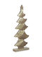 Christmas Decorative Wood Tree 35cm Gold