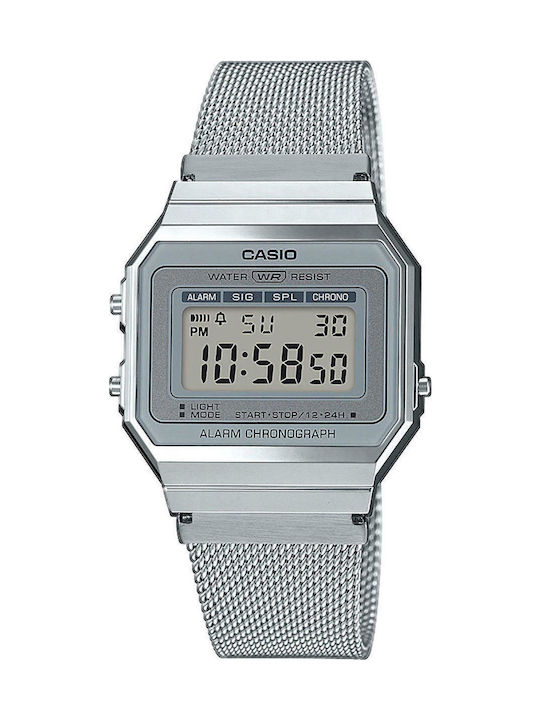 Casio Vintage Часовник Кварцов С Метална Верижка