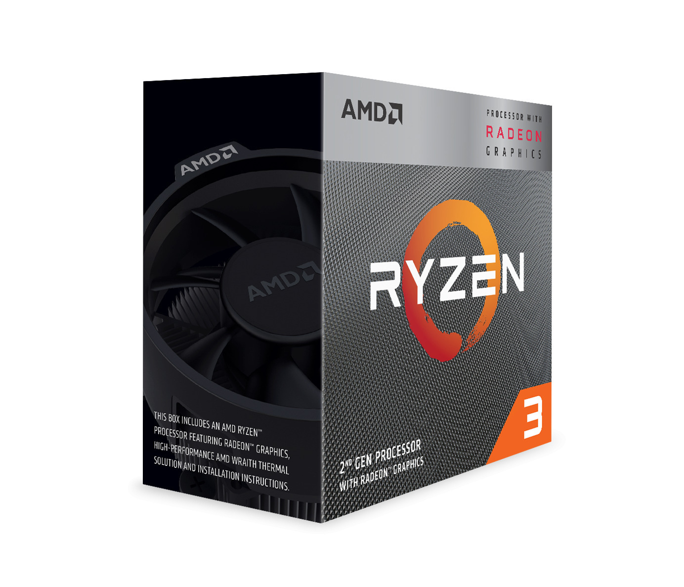 AMD Ryzen 3 3200G 3.6GHz Επεξεργαστής 4 Πυρήνων για Socket AM4 σε Κουτί με Ψύκτρα (YD3200C5FHBOX)