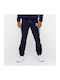 Puma Retro Woven Men's Sweatpants with Rubber Navy Blue