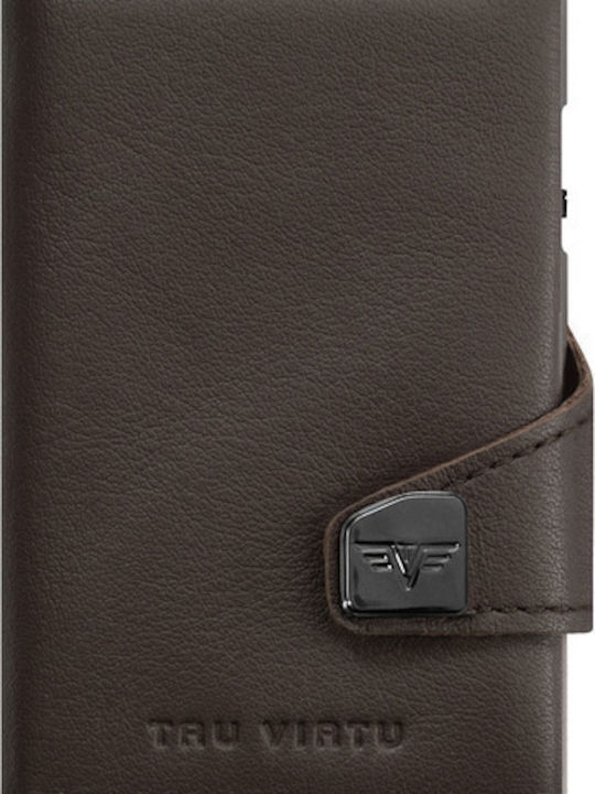 Tru Virtu Click & Slide Leather Men's Wallet Ca...