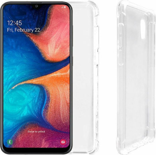 Volte-Tel Antishock TPU Back Cover Σιλικόνης Διάφανο (Galaxy A20e)