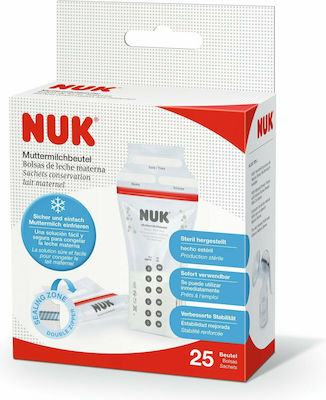 Nuk Breast Milk Storage Bags 25pcs