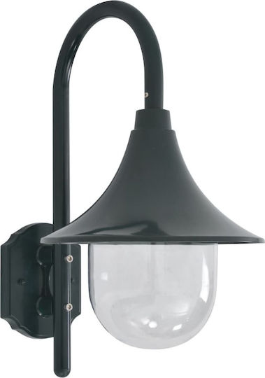 vidaXL Felinar de exterior montat pe perete E27 IP44 36x25x42εκ.