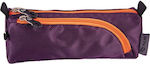 Pulse 2 in 1 Violet Pencil Case Barrel with 2 Compartments Purple