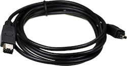 Cablu FireWire Masculin cu 6 pini - Masculin cu 4 pini 3m