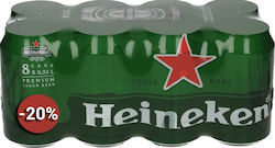 Heineken Κουτί 330ml 8 Τεμάχια Heineken Κουτί 330ml 8 Τεμάχια