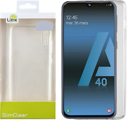 Volte-Tel Coperta din spate Silicon Transparent (Galaxy A40) 8233142