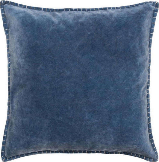 Synchronia Perna De Canapea Denim Din Catifea Albastră 50x50cm