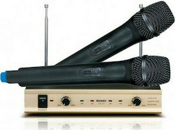 Weisre Ενισχυτής Karaoke με Ασύρματα Μικρόφωνα WM-06V Weisre Ενισχυτής Karaoke με Ασύρματα Μικρόφωνα WM-06V