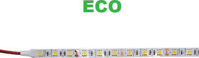 Adeleq Bandă LED Alimentare 12V cu Lumină Galben Lungime 5m și 60 LED-uri pe Metru SMD5050