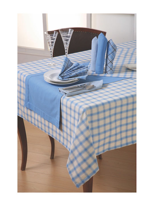 Viopros Tablecloth Set Αγγλία Ciell 140x180cm 637899