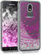 KWmobile Liquid Glitter Snowflake Indian Sun Back Cover Σιλικόνης Πολύχρωμο (Galaxy J5 2017)