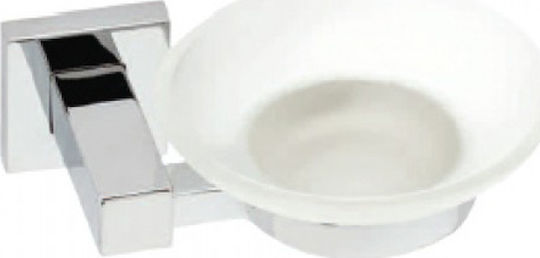 Import Hellas Wandmontiert Seifenschale Inox Silber