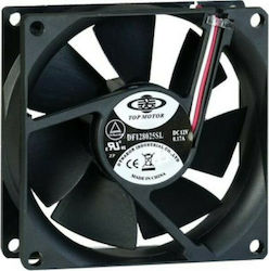 Inter-Tech Fan Bulk Ventilator Carcasă 80mm cu Conexiune 3-Pin 1buc