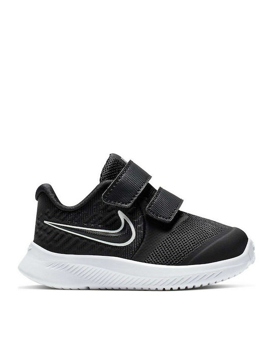 Nike Αθλητικά Παιδικά Παπούτσια Running Star Runner 2 με Σκρατς Black / White / Volt