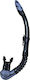 Wave S-6175 PRO Snorkel Black with Silicone Mouthpiece