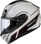 Kabuto Aeroblade 5 Smart Full Face Helmet White Black